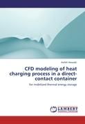 CFD modeling of heat charging process in a direct-contact container