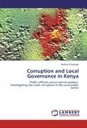 Corruption and Local Governance in Kenya By Onyango, Gedion