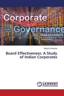 Board Effectiveness By Limbasiya Nailesh 9783659754005 (Paperback)