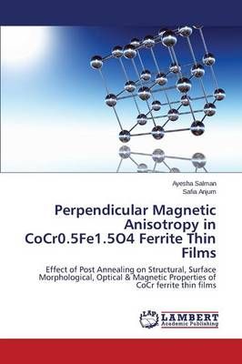Perpendicular Magnetic Anisotropy in CoCr0.5Fe1.5O4 Ferrite Thin Films