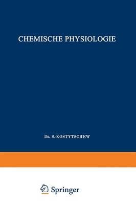 Lehrbuch Der Pflanzenphysiologie By Sergej Pavlovic?. Kostyc?ev