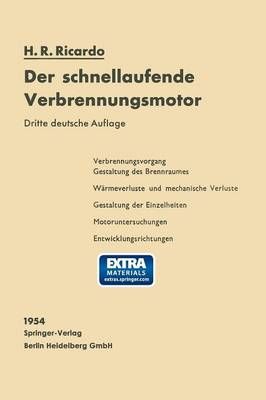 Der Schnellaufende Verbrennungsmotor By Ricardo, Harry R. (Paperback)