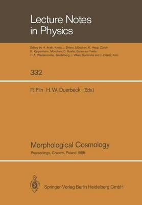 Morphological Cosmology 9783662137550 (Paperback)