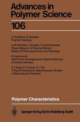Polymer Characteristics 9783662149430 (Paperback)