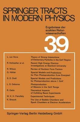 Electron and Photon Interactions at High Energies By Höhler, Gerhard