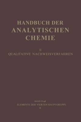 Elemente Der Vierten Hauptgruppe II 9783662235669 (Paperback)