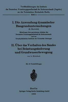 Die Anwendung Dynamischer Baugrunduntersuchungen By Lutz Erlenbach