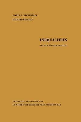 Inequalities By Edwin Ford Beckenbach, Richard Ernest Bellman