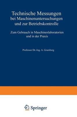Technische Messungen Bei Maschinenuntersuchungen Und Zur Betriebskontrolle