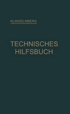 Klingelnberg Technisches Hilfsbuch By Ernst Preger, Rudolf Reindl