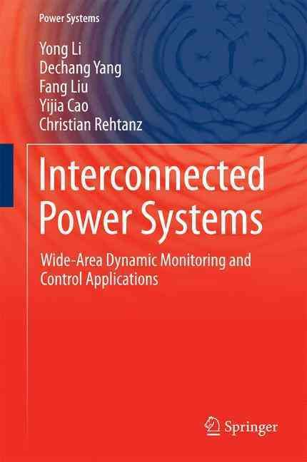 Interconnected Power Systems 9783662486252 (Hardback)