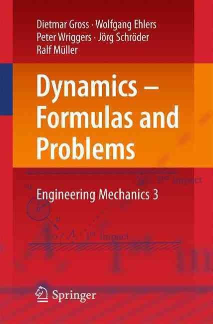 Dynamics - Formulas and Problems 9783662534366 (Paperback)