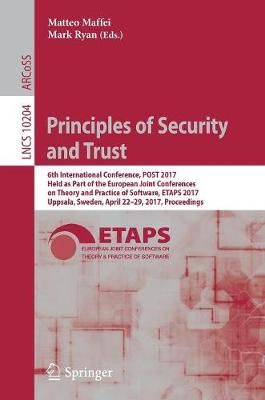 Principles of Security and Trust 9783662544549 (Paperback)
