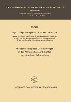 Pflanzensoziologische Untersuchungen in den mittleren Essener Schichten des nördlichen Ruhrgebietes