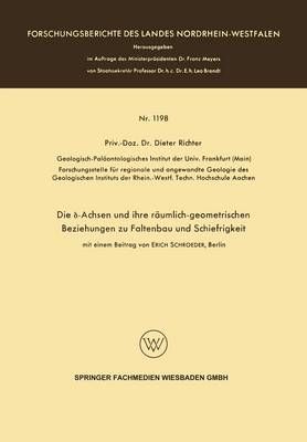 Die D-Achsen Und Ihre Räumlich-Geometrischen Beziehungen Zu Faltenbau Und Schiefrigkeit