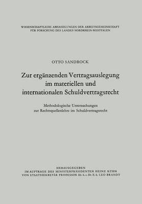 Zur Ergänzenden Vertragsauslegung Im Materiellen Und Internationalen Schuldvertragsrecht