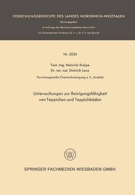 Untersuchungen Zur Reinigungsfähigkeit Von Teppichen Und Teppichböden