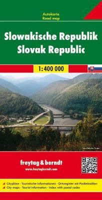 Slowakische Republik 1 : 400 000. Autokarte 9783707904727 (Sheet map)