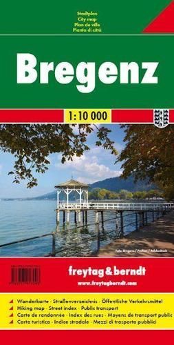 Bregenz City Map 1:10 000 9783707917093 (Sheet map, folded)