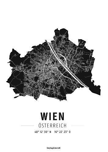 Vienna, design poster 9783707918694 (Sheet map, folded)