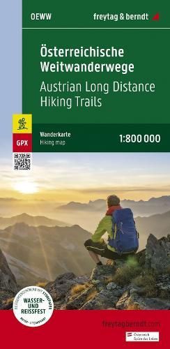 Austrian Long Distance Routes, Hiking Map 1 9783707920574 (Book)