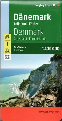 Denmark - Greenland - Faroe Islands Road Map 1:400,000 9783707921571