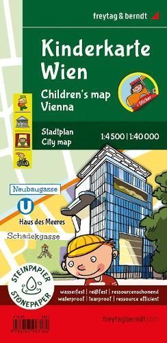 Children's Map of Vienna By Freytag Berndt 9783707923162 (Book)