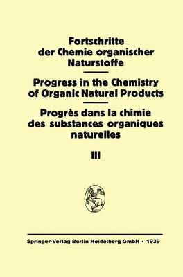 Fortschritte Der Chemie Organischer Naturstoffe 9783709171875