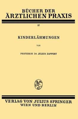 Kinderlähmungen By Julius Zappert 9783709197141 (Paperback)