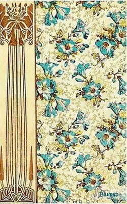 Blumen (Notizbuch):Notizbuch, Notebook, Vintage, Old Fashion, Klassiker, Edel, Design, Einschreibbuch, Tagebuch, Diary, Notes, Geschenkbuch, ...