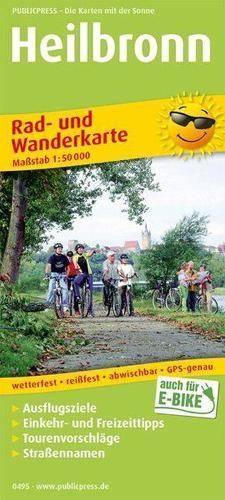 Heilbronn, cycling and hiking map 1:50,000 9783747304952