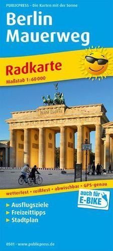 Berlin Wall Trail, cycle map 1:60,000 9783747305010