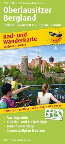 Oberlausitzer Bergland, cycling and hiking map 1:50,000 9783747306079