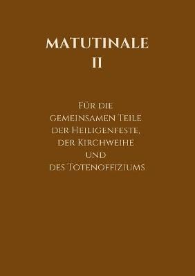 Matutinale II By Hofer 9783749770182 (Paperback)