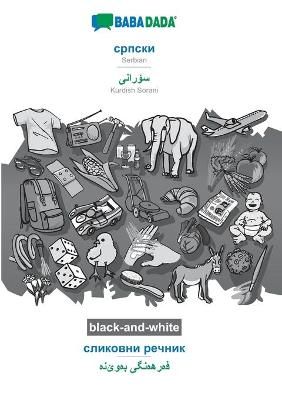 BABADADA black-and-white, Serbian (in cyrillic script) - Kurdish Sorani (in arabic script), visual dictionary (in cyrillic script) - visual ...