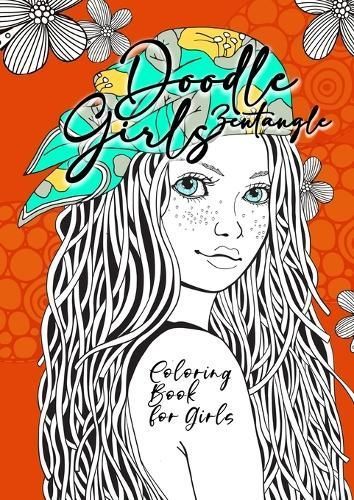 Doodle Zentangle Girls Coloring Book for Girls By Monsoon Publishing