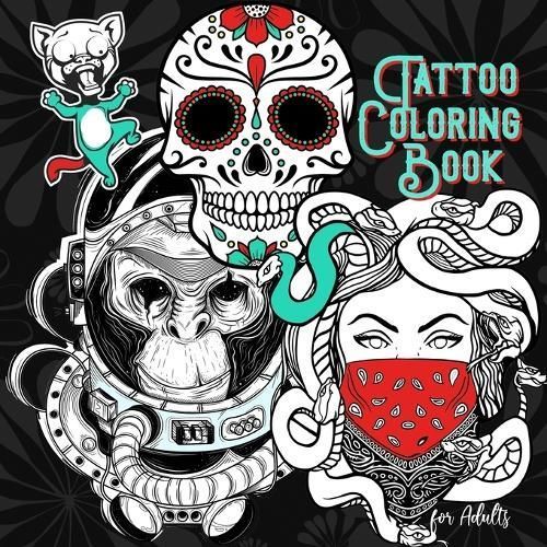 Tattoo Coloring Book for Adults By Monsoon Publishing 9783752975932
