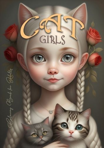 Cat Girls Coloring Book for Adults By Monsoon Publishing 9783758406515