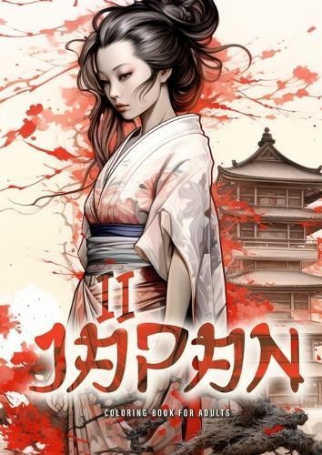 Japan Coloring Book for Adults 2 By Monsoon Publishing 9783758499524