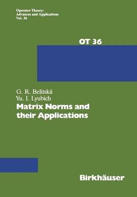 Matrix Norms and Their Applications By G. Belitskii, Libuich
