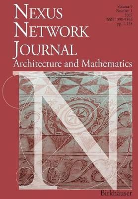 Nexus Network Journal 9,1 By Kim Williams (editor) 9783764384432