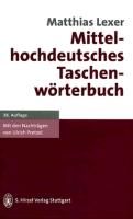 Mittelhochdeutsches Taschenworterbuch 9783777604930 (Hardback)