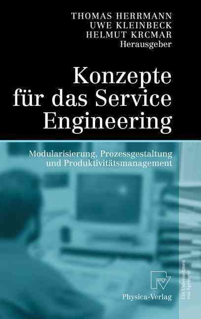 Konzepte Für Das Service Engineering 9783790802375 (Hardback)