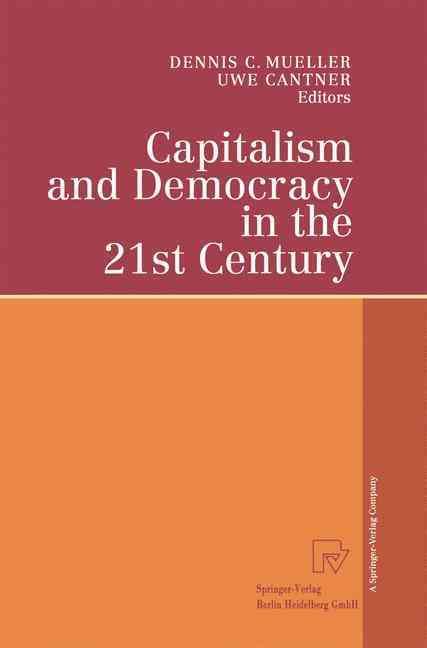 Capitalism and Democracy in the 21st Century 9783790824803 (Paperback)