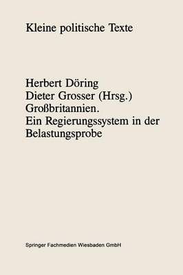 Grobritannien By Herbert Döring (editor), Dieter Grosser (editor)