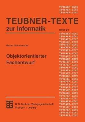 Objektorientierter Fachentwurf By Bruno Schienmann (co-author)