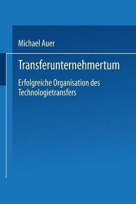 Transferunternehmertum By Michael Auer 9783824405305 (Paperback)