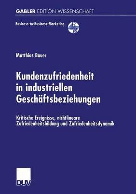 Kundenzufriedenheit in Industriellen Geschäftsbeziehungen (Paperback)