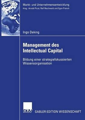 Management Des Intellectual Capital By Ingo Deking 9783824478132