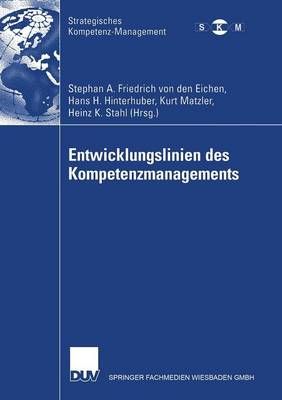 Entwicklungslinien Des Kompetenzmanagements 9783824480333 (Paperback)